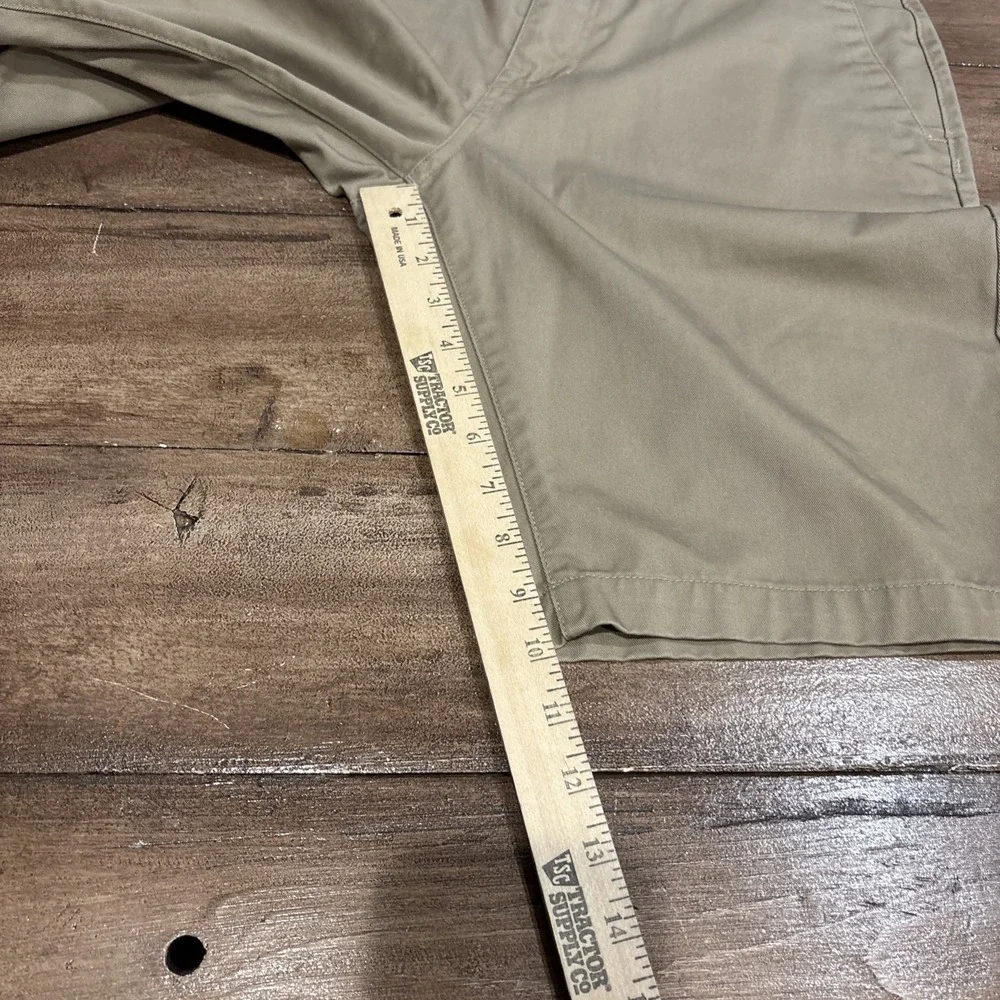 Volcom Vmonty Shorts Mens 31 Khaki Stretch Skateboard 10